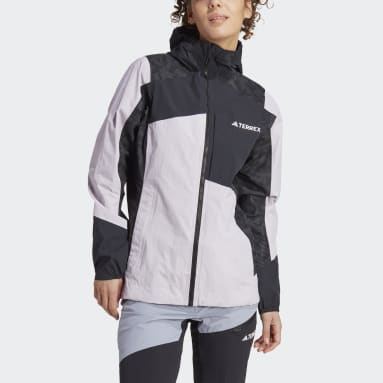 Casaca de Lluvia TERREX Xperior Hybrid RAIN.RDY Púrpura Mujer TERREX