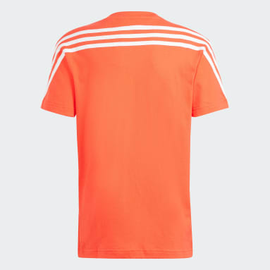 T-shirt Future Icons 3-Stripes Rosso Bambini Sportswear