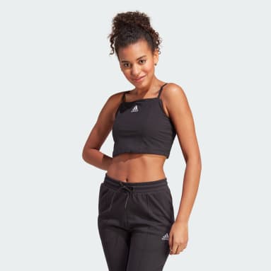 Débardeur d'inspiration corset avec imprimé adidas intégral