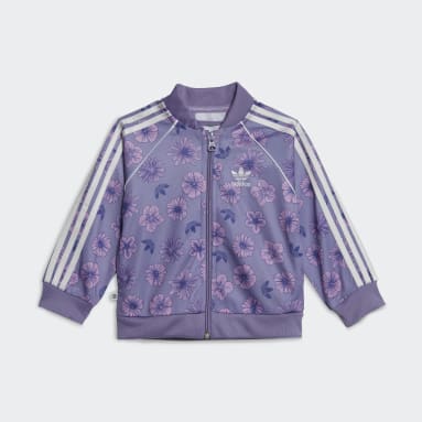 Chándal Floral Sweat Violeta Niño Originals