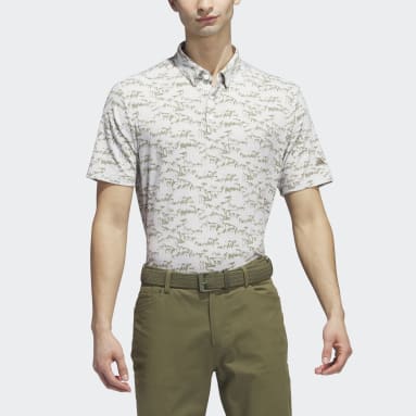 Nam Đánh Gôn Áo Polo Họa Tiết Go-To