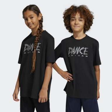 Kids Training Black Dance Graphic Tee
