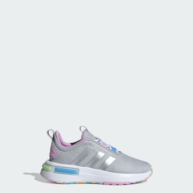 Grey adidas shoes girls top