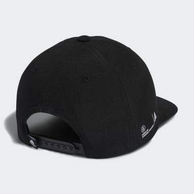 Men Training Black Offset 3-Bar Snapback Hat