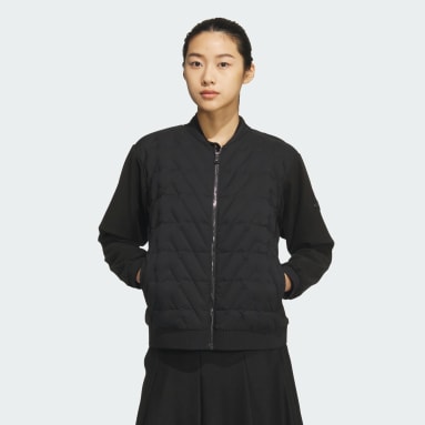 新品タグ付き　アディダス　ゴルフ　半袖　ダウン　レディース　Mサイズ adidas（アディダス） ダウンコート ダウンジャケット 撥水 ハイネック