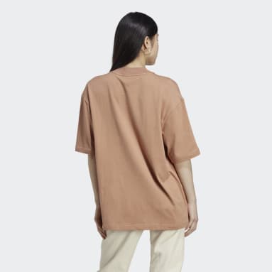 Women Sportswear Brown Future Icons Badge of Sport Boyfriend Tee