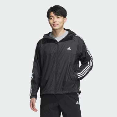 에센셜+ 루즈 핏 3S 메쉬 라인드 윈드브레이커 재킷