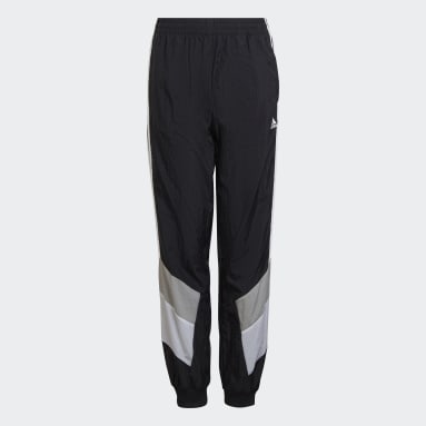 Chlapci Sportswear čierna Tepláky Colorblock Woven