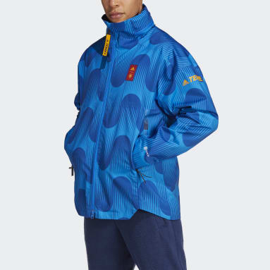 남성 Football Blue 스페인 라이프스타일러 마이쉘터 재킷