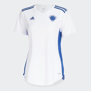 Camisa 2 Cruzeiro 22/23 Feminina Branco Mulher Futebol