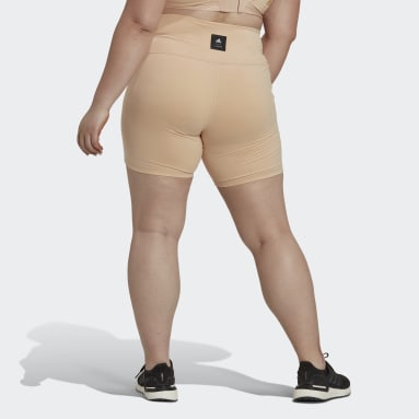 Women Gym & Training Pink 11 Honoré Short Leggings (Plus Size)