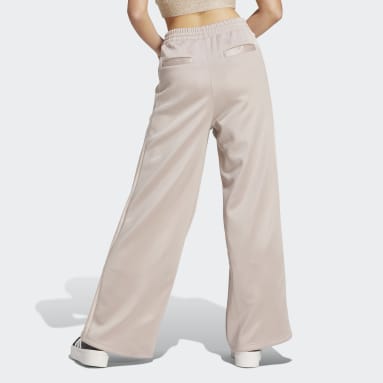 Ženy Originals hnedá Tepláky Wide-Leg