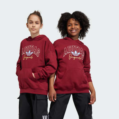 Sweat-shirt à capuche Collegiate Graphic Pack Bordeaux Enfants Originals