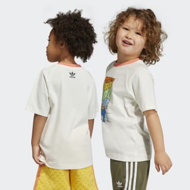 Camiseta Graphic Print Blanco Niño Originals