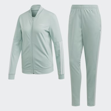 Agasalho Back 2 Basics 3-Stripes Verde Mulher Sportswear