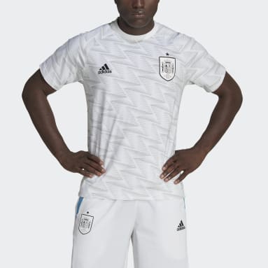 T-shirt de Viagem Game Day da Espanha Branco Homem Futebol
