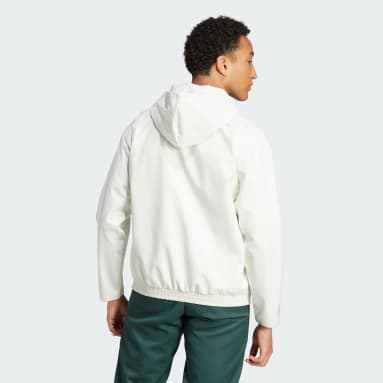 Veste à capuche entièrement zippée City Escape blanc Hommes Sportswear