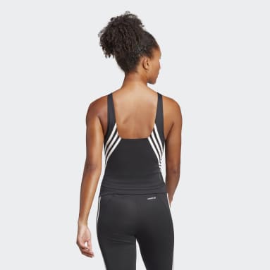 adidas Débardeur d'inspiration corset avec imprimé adidas intégral