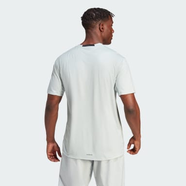 T-shirt D4T Strength Workout gris Hommes Entraînement