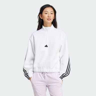 เสื้อซิปแบบสี่ส่วน Future Icons Three Stripes