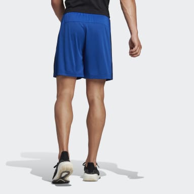 Shorts Primeblue Designed To Move Sport 3 Franjas Azul Hombre Training
