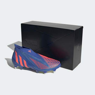 Calzado de fútbol Predator Edge+ Terreno Blando Azul Fútbol
