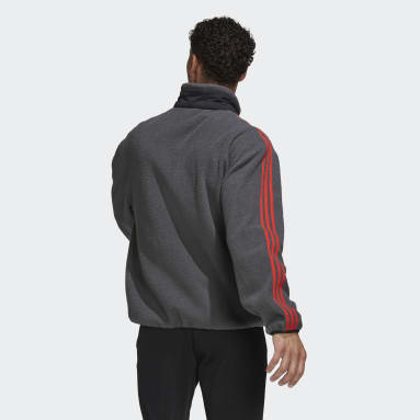 Muži Futbal Siva Bunda FC Bayern Lifestyler Fleece