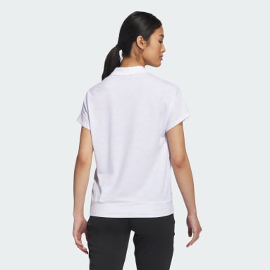 Polo imprimé Go-To Blanc Femmes Golf