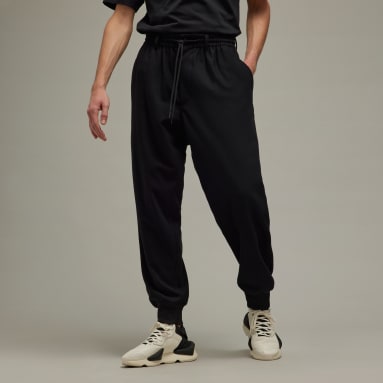 Herr Y-3 Svart Y-3 Wool Flannel Cuffed Byxor