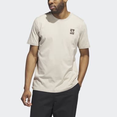 Playera Manga Corta LC Flower Beige Hombre Originals