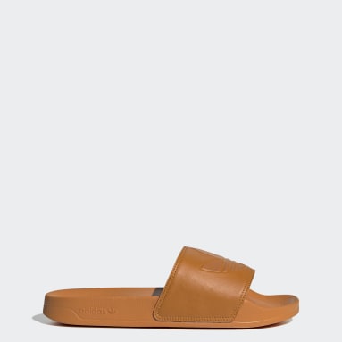 ผู้ชาย Originals สีส้ม รองเท้าแตะ Adilette Lite
