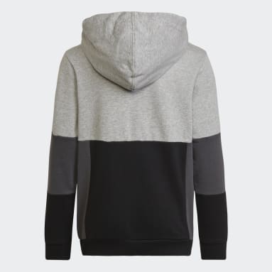 Sudadera con capucha Colourblock Gris Niño Sportswear
