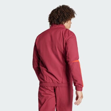 Männer Fußball Manchester United Tiro 23 Präsentationsjacke Rot