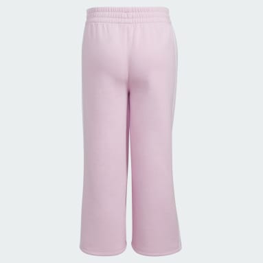 Youth Training Pink 3S WIDE LEG CTN FLC PANT