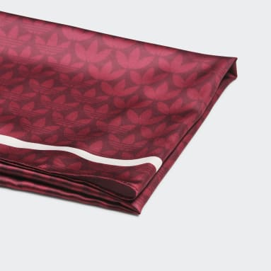 Pañuelo para la Cabeza Trifolio Jacquard Monograma Granate Mujer Originals