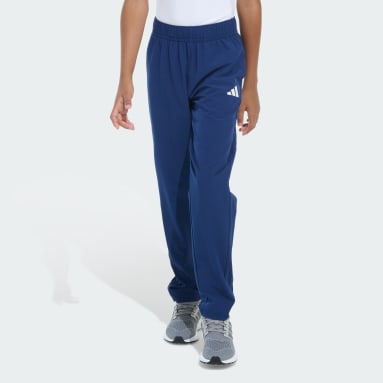 Elastic Waistband Woven 3-Stripes Stretch Pants