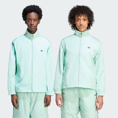 Men's Originals Turquoise Wales Bonner Nylon Anorak Jacket