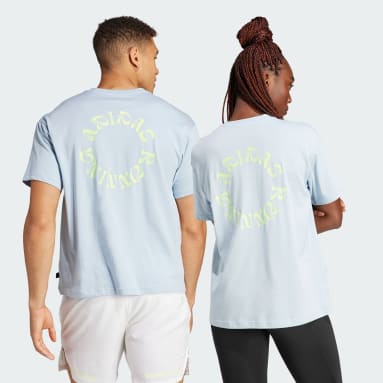 Running Blue Break the Norm Graphic T-Shirt (Gender Neutral)