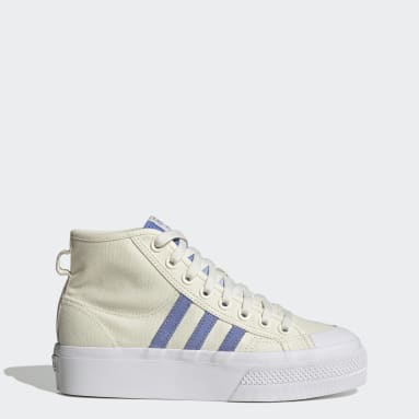 Frauen Originals Nizza Platform Mid Schuh Weiß
