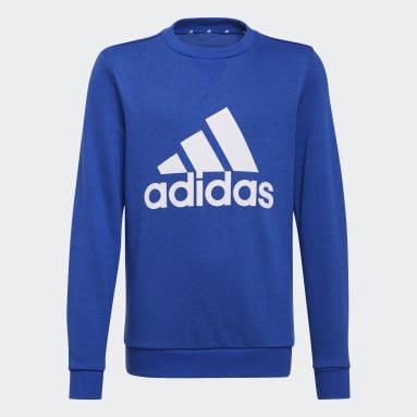 Adidas felpa blu on sale