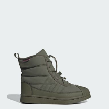 Botas Superstar – Criança Verde Criança Originals
