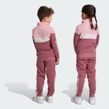 Tiberio 3-Stripes Colorblock Shiny Track Suit Kids