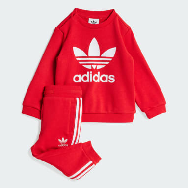 Conjunto sudadera cuello redondo y pantalón (Bebé)