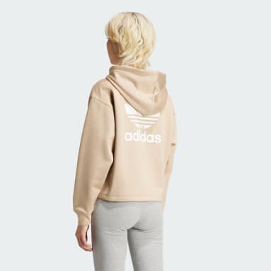 Cream colored adidas hoodie clearance