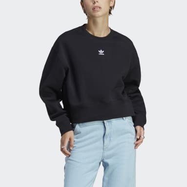 adidas Sweat-shirt ras-du-cou Adicolor Essentials Noir Femmes Originals