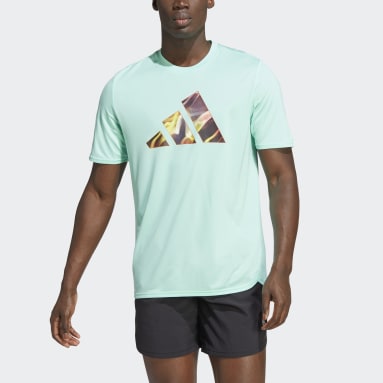 Men Gym & Training Green Designed for Movement HIIT Training Tee