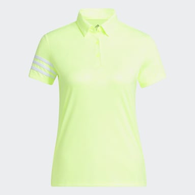 Women Golf Yellow Polo Shirt