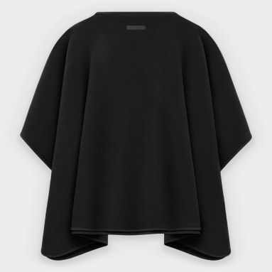 Poncho Fear of God Athletics Suede Fleece Negro Hombre Fear of God Athletics