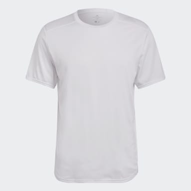 ผู้ชาย วิ่ง สีขาว เสื้อยืด Designed 4 Running