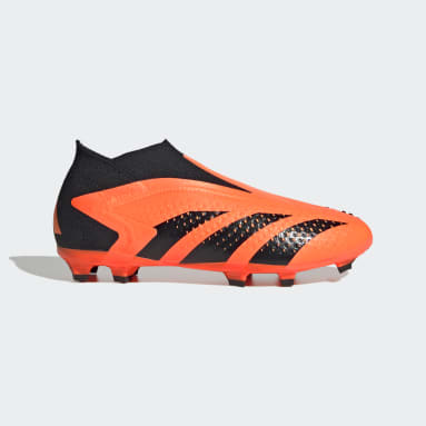 Botas de Futebol Predator Accuracy+ – Piso firme Laranja Criança Futebol